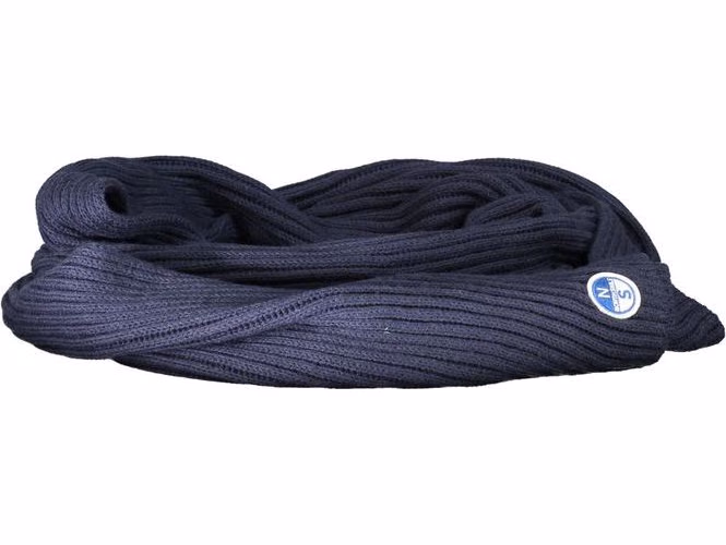 North Sails Blue Cotton Men Scarf