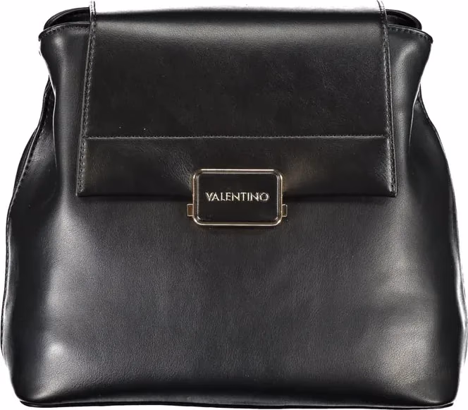 Mario Valentino Black Polyurethane Women's Backpack