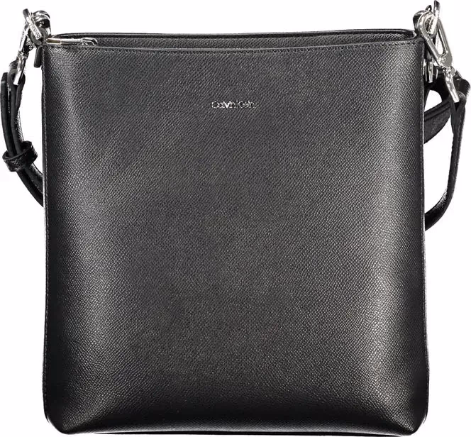 Calvin Klein Black Polyester Woman Shoulder Bag