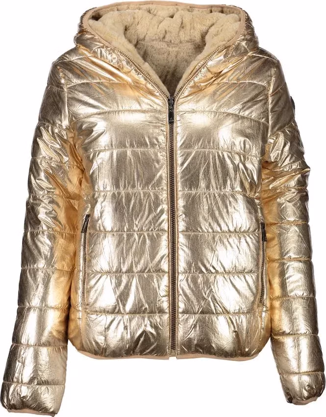 U.S. POLO ASSN. Gold Nylon Women's Jacket