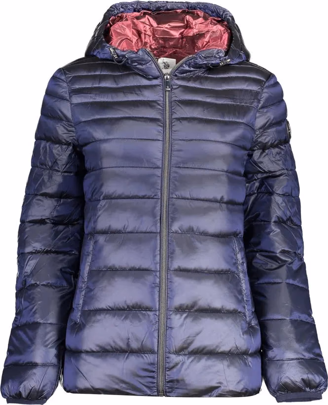 U.S. POLO ASSN. Blue Nylon Womens Jacket