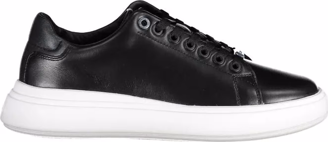 Calvin Klein Nero Pelle Donna Sneaker