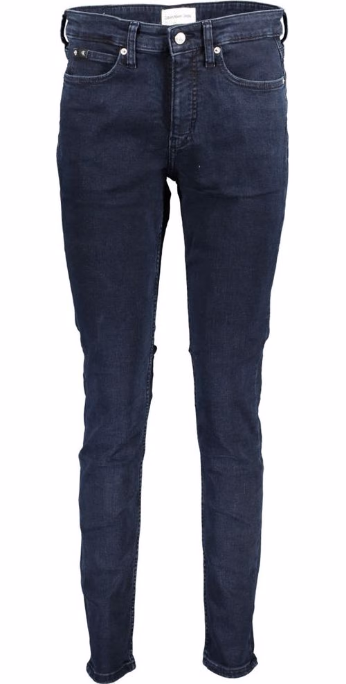 Calvin Klein Blue Cotton Women Skinny Jean