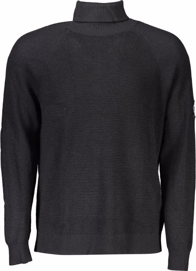 Calvin Klein Black Wool Mens Sweater