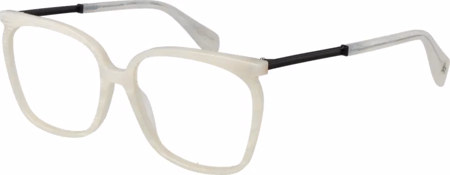 Yohji Yamamoto White Plastic Glasses (Frames)