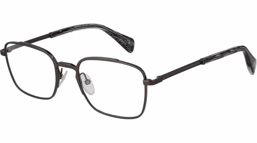 Yohji Yamamoto Gray Metal Glasses (Frames)