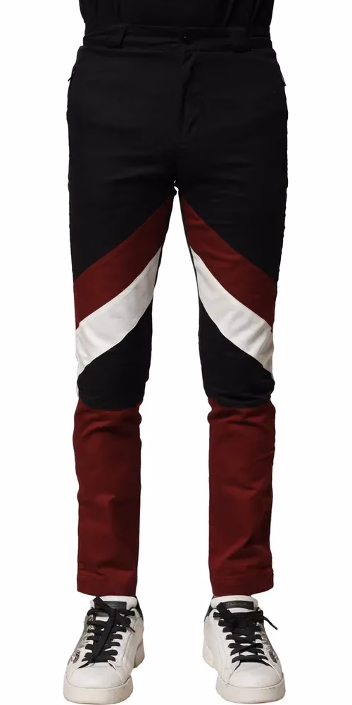 Dolce & Gabbana Multicolor Cotton Jogger Men Pants