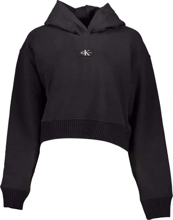 Calvin Klein Black Cotton Women's Sweatshirt