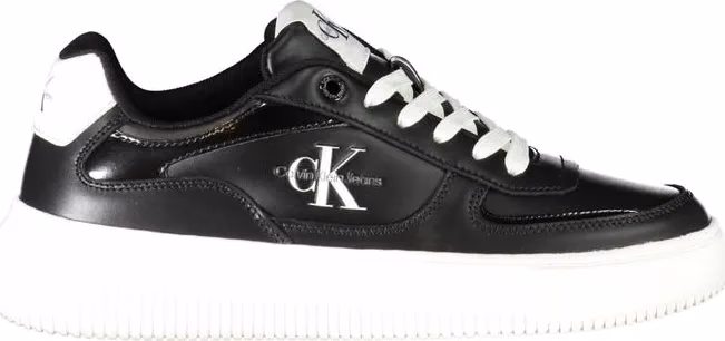Calvin Klein Black Polyurethane Women Sneaker