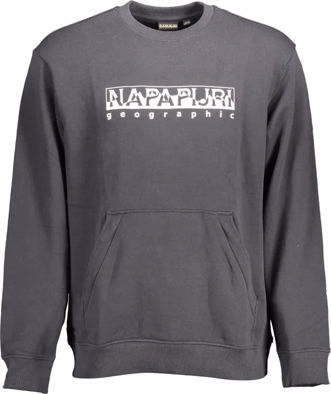 Napapijri Black Cotton Men's Sweatshirt