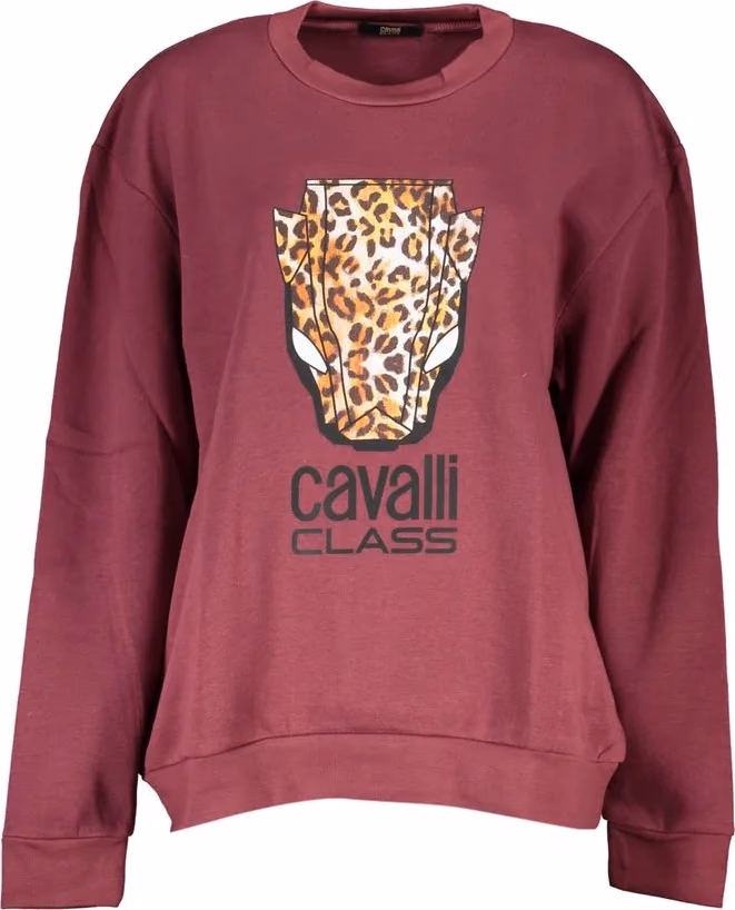Cavalli Class Grey Polyester Men's Sweatshirt