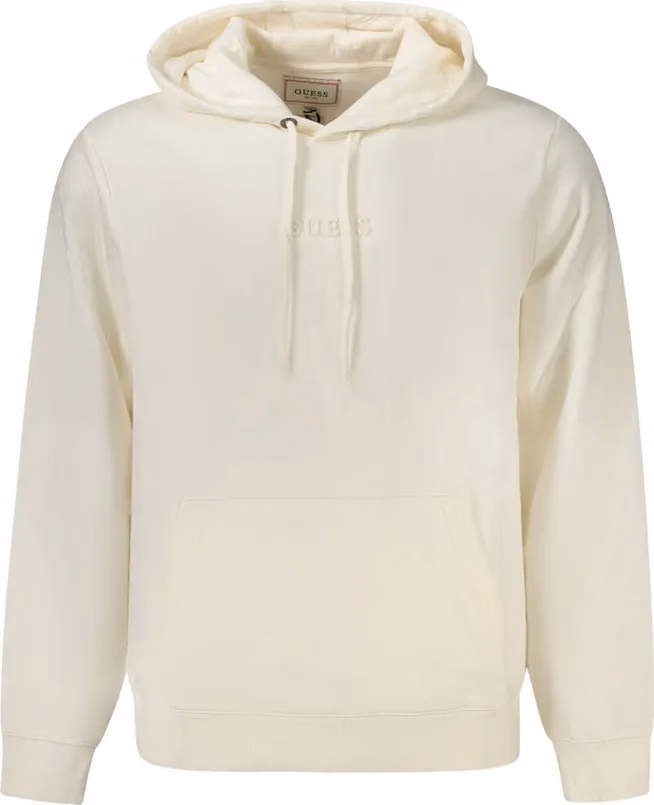 Guess Jeans Bianco Cotton Men's Hoodie
