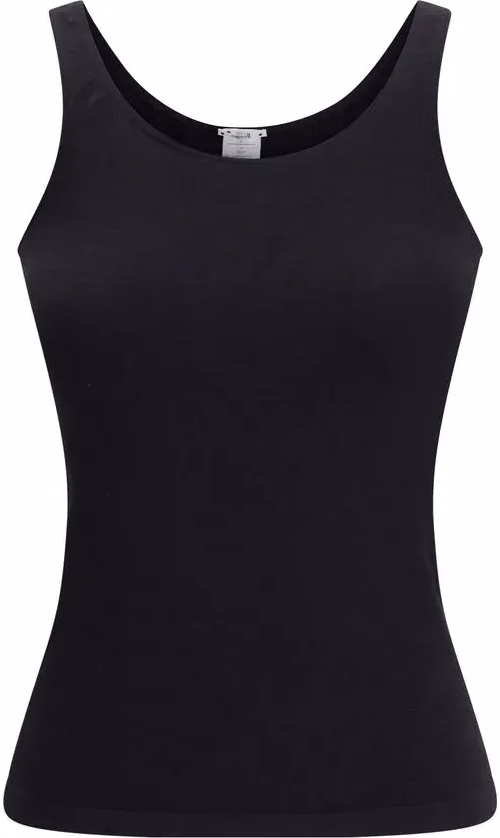 Wolford Black Cotton Sleeveles T-Shirt