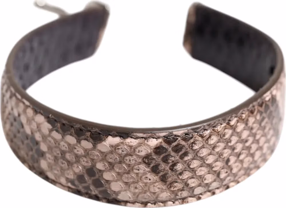 Dolce & Gabbana Brown Exotic Leather Handbag Accessory Shoulder Strap