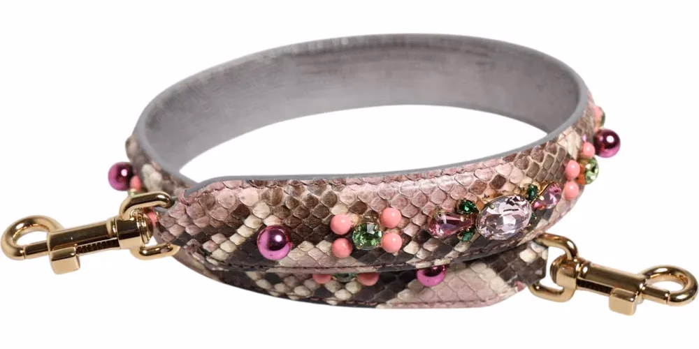 Dolce & Gabbana Multicolor Embellished Handbag Shoulder Strap