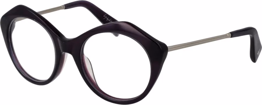 Yohji Yamamoto Purple Metal & Plastic Glasses (Frames)