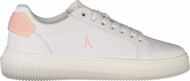 Calvin Klein White Polyurethane Women Sneaker