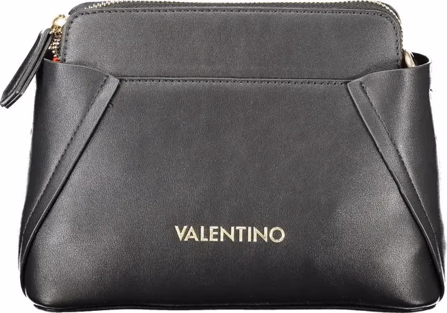 Mario Valentino Black Polyurethane Shoulder Bag