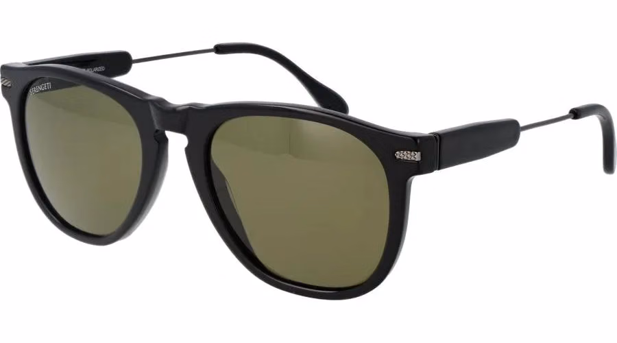 Serengeti Black Plastic Sunglasses
