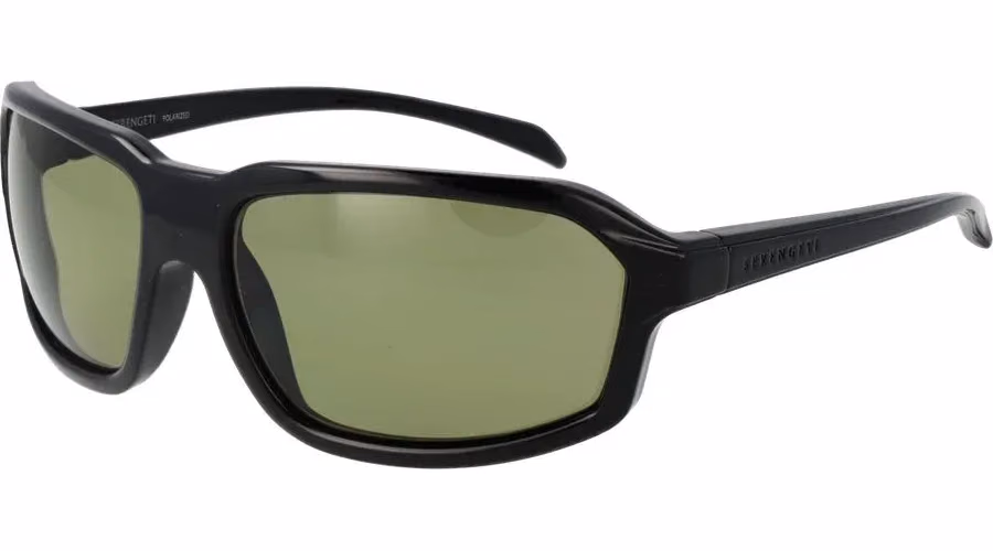 Serengeti Black Plastic Sunglasses