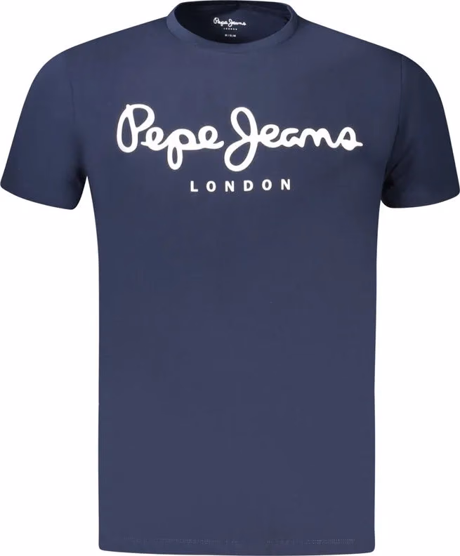 Pepe Jeans Blue Cotton Men T-Shirt