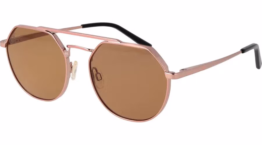 Serengeti Rose Gold Metal Sunglasses