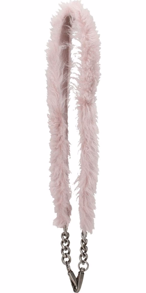 Miu Miu Pink Fur Shoulder Bag
