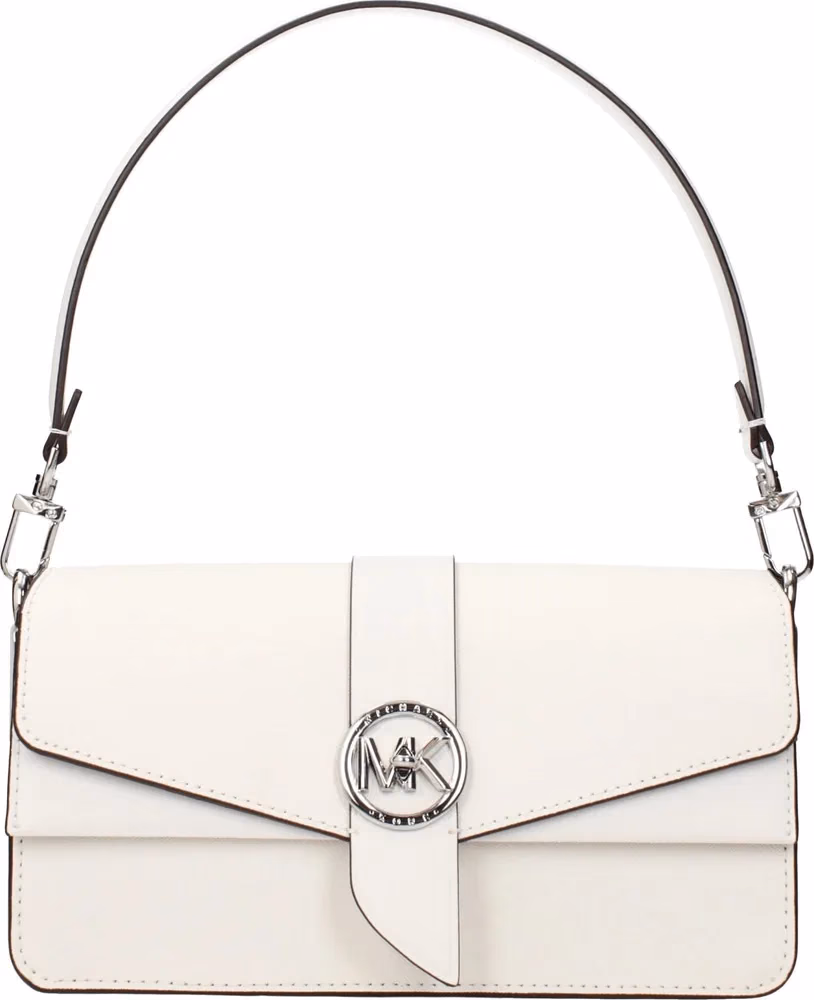 Michael Kors White Leather Handbag