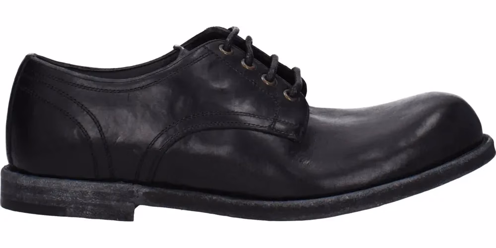 Dolce & Gabbana Black Leather Oxfords And Derbies