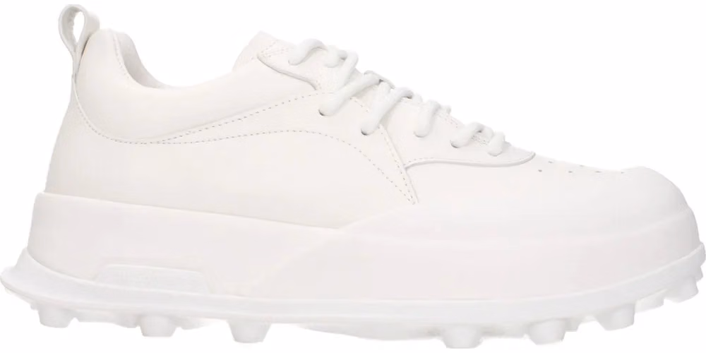 Jil Sander White Leather Sneakers