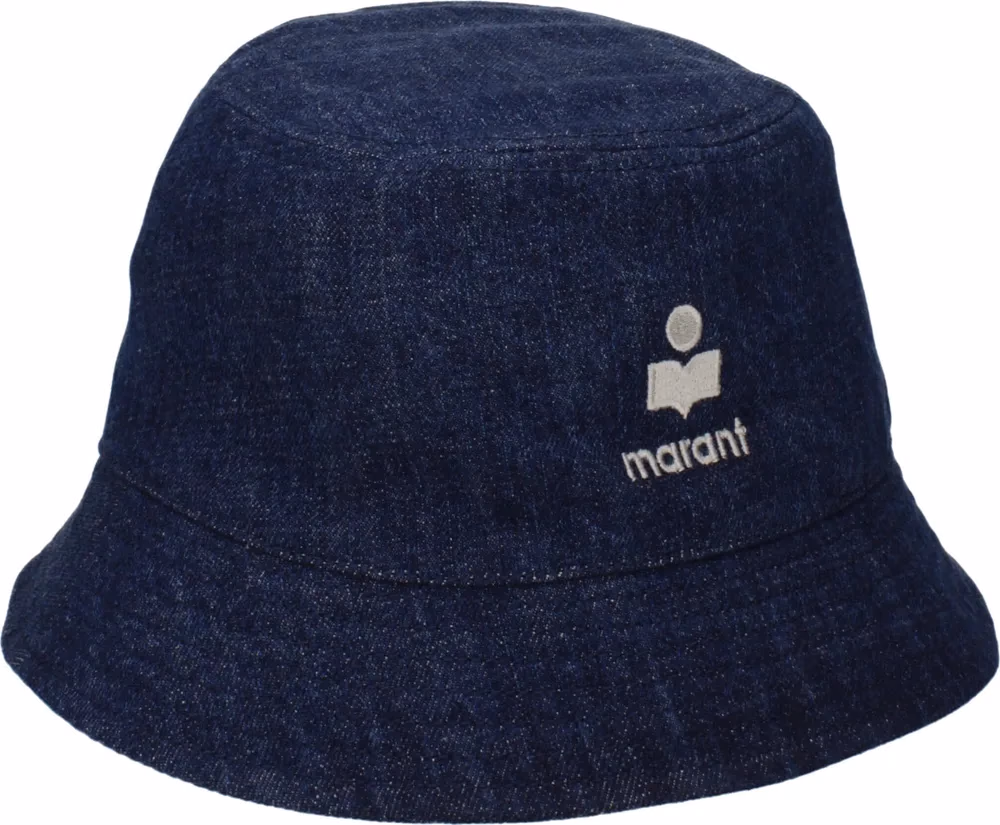 Isabel Marant Blue Cotton Bucket Hat