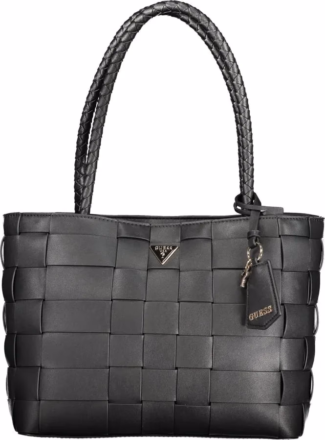 Guess Jeans Nero Poliuretano Women Handbag