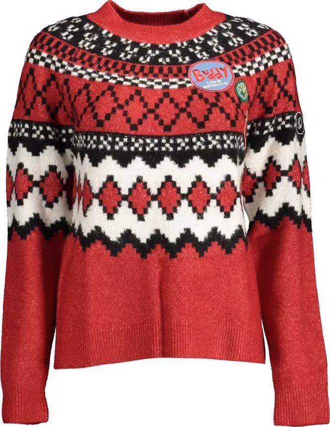 Desigual Red Polyester Women Sweater