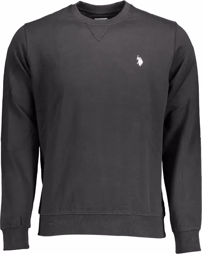 U.S. POLO ASSN. Black Cotton Men's Sweatshirt
