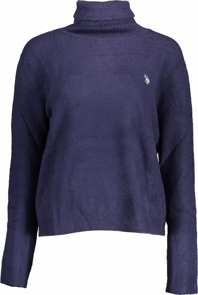 U.S. POLO ASSN. Blue Acrylic Womens Sweater