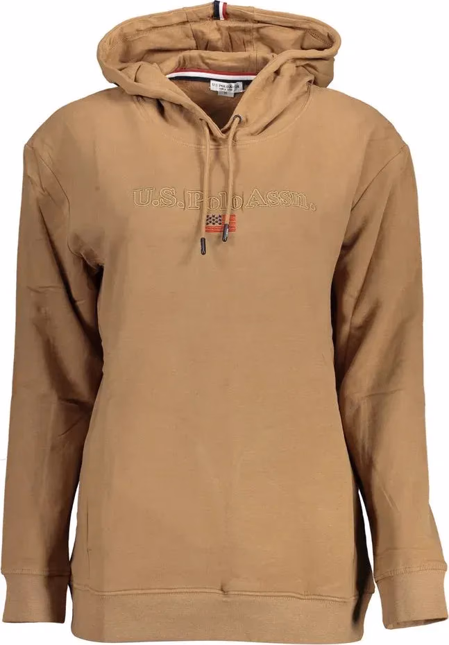 U.S. POLO ASSN. Brown Cotton Women's Sweatshirt