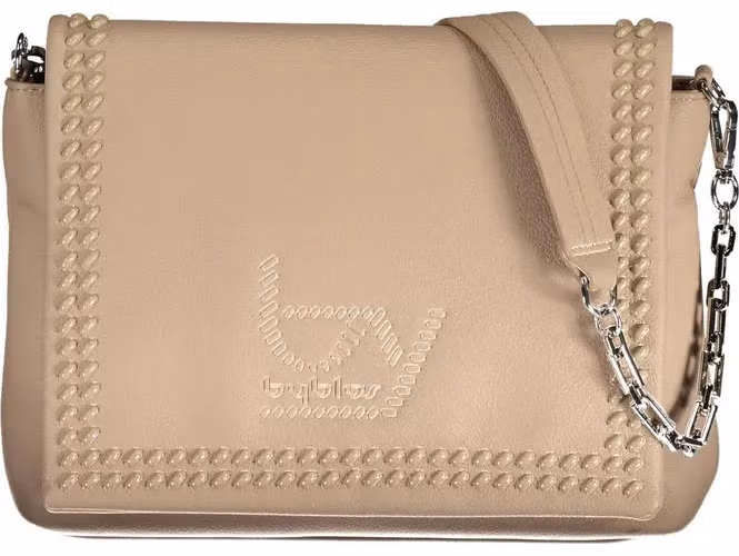 BYBLOS Beige Polyurethane Women's Shoulder Bag