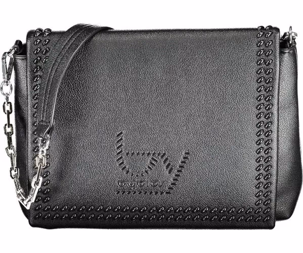 BYBLOS Black Polyurethane Women's Shoulder Bag