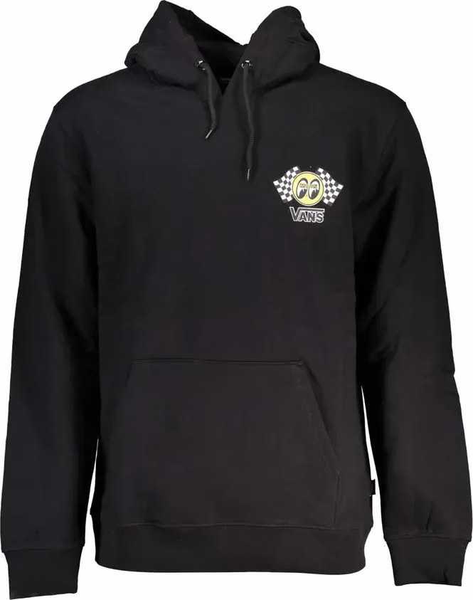 Vans Nero Cotton Men Sweatshirt