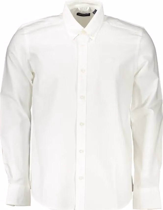 North Sails White Cotton Men Shirt