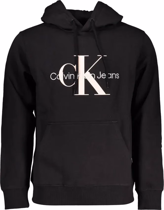 Calvin Klein Black Cotton Men Sweater