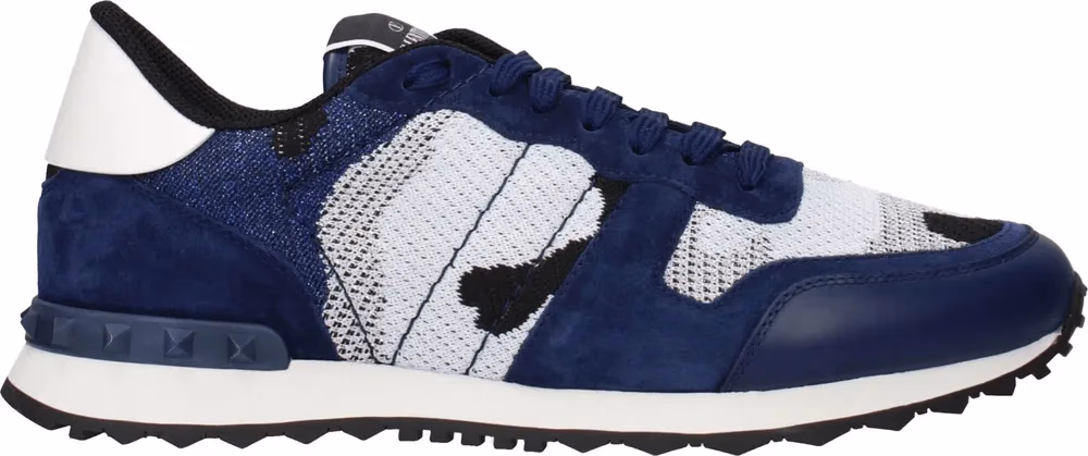 Valentino Garavani Gray Fabric Athletic Sneakers