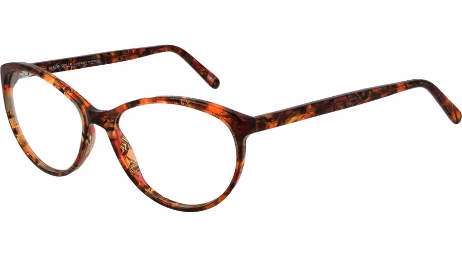 Andy Wolf Brown Acetate Glasses (Frames)