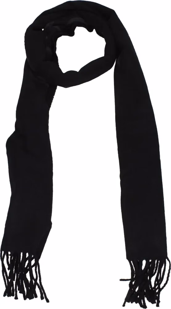 Off-White Black Cashmere Scarf