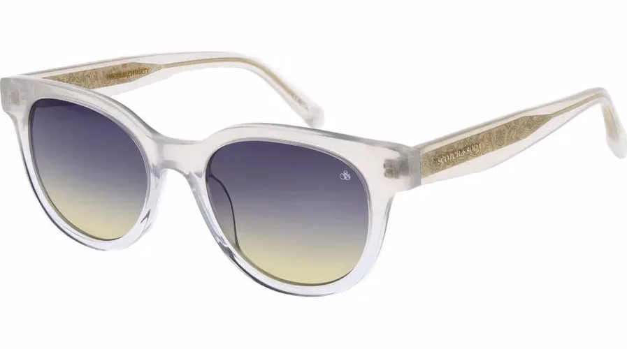 Scotch & Soda Gray Acetate Sunglasses