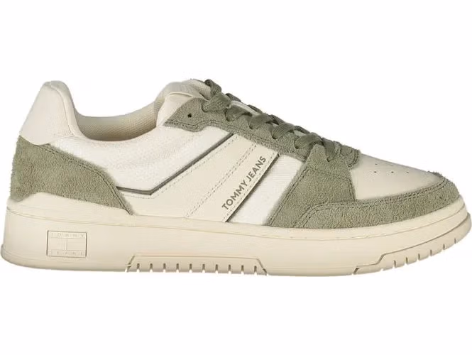Tommy Hilfiger White Polyester Men Sneaker