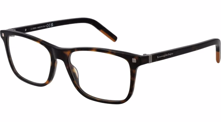 Ermenegildo Zegna Brown Acetate Glasses (Frames)