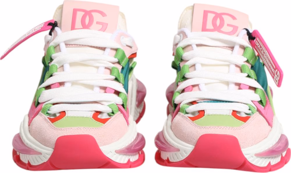 Dolce & Gabbana Multicolor Leather Airmaster Low Top Sneaker Shoes