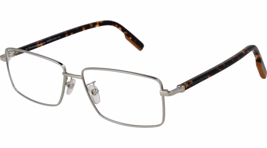 Ermenegildo Zegna Silver Metal Glasses (Frames)