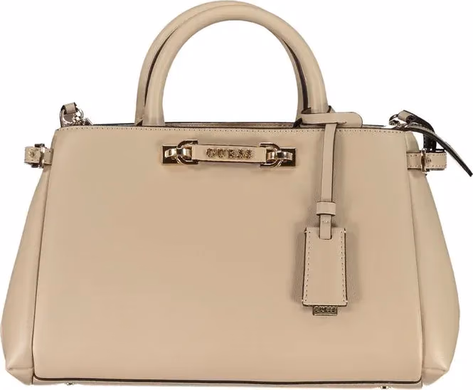 Guess Jeans Beige Polyurethane Women Handbag